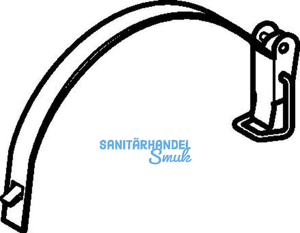 Geberit DF Rohrschellenbgel zu Wand-WC