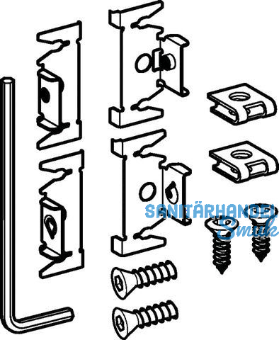 Geberit Verschraubungsset 241877
