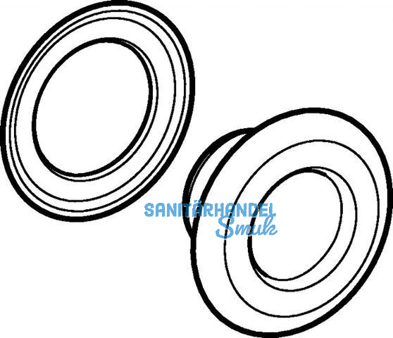 Geberit PushControl Flansch berlauf