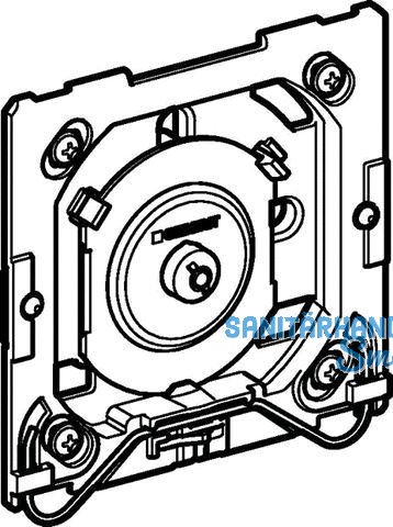 Geberit Pneumatikdrcker mit Bef.Rahmen
