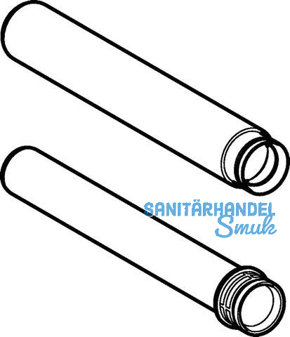 Geberit Verl. WT Abgangsrohr d32 chrom