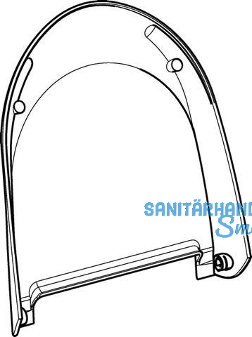 Geberit AquaClean 4000 Deckel, weiss