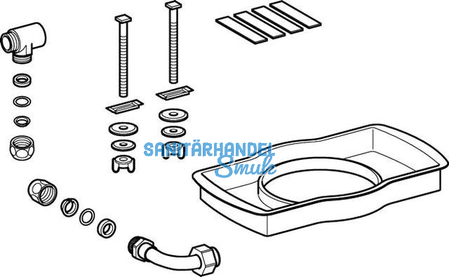 Geberit Standardanschlussset