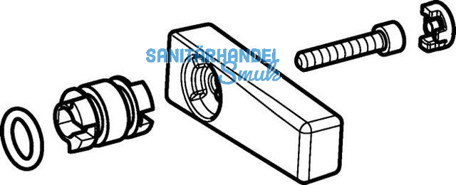 Geberit Mischergriffset HyTronic86/186