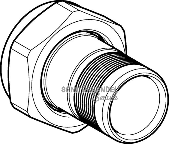 Geberit PushFit Verteilerverschraubung