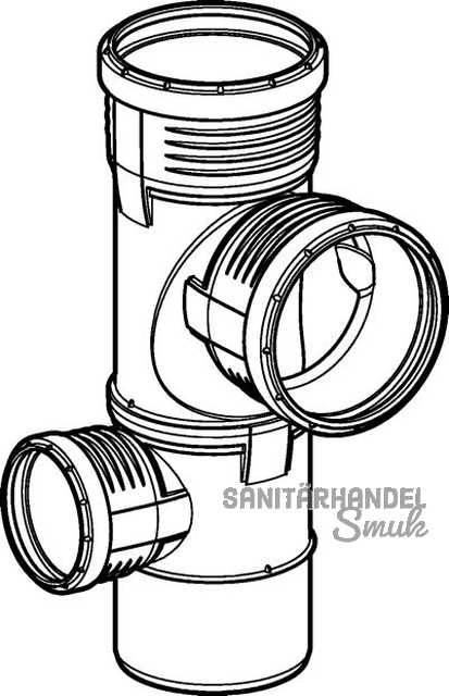 Geberit Silent-PP Eckabzw. 110/110/75 li