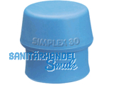 Schonhammerkopf DM 30mm TPE-soft blau fr Simplex 3201.030