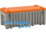 PE-Werkzeug-Box 250 Liter, grau/orange Premium Nr.3030.7027, Polyethylen