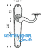 MARCHESI Drckergt. POSTHORN - auf LS WC90, TS38 - 45, Messing poliert