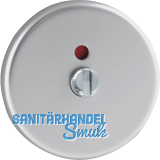 WC-Rosette auen WG D70,  50 mm, mit Anschraubtrger "T", silber eloxiert