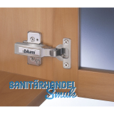 BLUM CLIP top Minischarnier 94, mit Feder, gerade, Schrauben