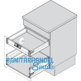 BLUM TANDEMBOX antaro Griff/Mitnehmer Innenschubkasten, Kunststoff Seidenwei