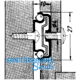 Kugelkfigfhrung - Teilauszug, Lnge 310 mm, KB verzinkt