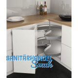 NINKA ProArc Drehboden,  710 mm, KB 800 mm, Polystyrol alugrau