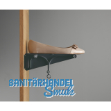 Schuhablage ausziehbar TAC, Kunststoff schwarz, 510-1000mm