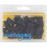 SECOTEC Gleitn�gel Puntak 25 mm mit Filz zum Nageln, Schwarz 20 Stk.