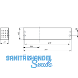 Trschlieer TS 91 B G-N EN 3, ohne Gleitschiene, Flgelb. -950 mm, RAL 9016
