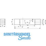 Trschlieer TS 93 G, EN 2-5 ohne Gleitschiene, Flgelb. -1250 mm, silber