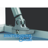 Adapter Kraby fr Alurahmenprofil schmal, FE silberfarbig