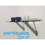 Barkonsole Brindisi schrg  45 mm, Hhe 230 mm, Edelstahl