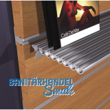 Wall Sys Haken 12 x 24 mm, Aluminium natur eloxiert