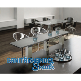 Barkonsole Jumbo, Hhe 170 mm, Aluminium Edelstahl Effekt