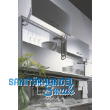 PEKA HB 500 Hochliftbeschlag, KB 600-900, Flgelgewicht bis 5KG, silberfarbig