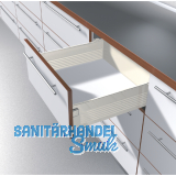 BLUM METABOX H Zarge 320 Schraubversion, Teilauszug, NL 500, cremewei