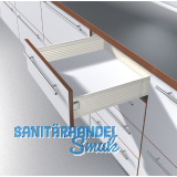 BLUM METABOX K Zarge 320 Schraubversion, Teilauszug, NL 550, cremewei