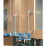 Griff Elth  10 mm, LA 448 mm, B 468 mm, Edelstahl/Sockel ZN geb./Edelst. Effekt