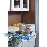 Metall-Einbau-Allesschneider AES 52 S silbermetallic, rechts