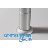 Rosettenbefestigung Quatro Bohr  12, Aluminium eloxiert