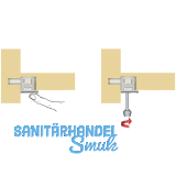 Steckbodentrger Unico, Bohr  5 mm,Zinkdruckguss vernickelt/KS