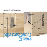 SIMPSON Hirnholzverbinder ETB 120-B Aluminium mit Zulassung