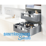 BLUM LEGRABOX Fronthalter Innenauszug mit Reling H C, Seidenwei
