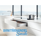 BLUM LEGRABOX pure SET H N, TIP-ON, 40kg, NL 500, INOX