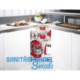 3/4 ARENA STYLE Tablar REVO 90,  810 mm, Korpusma 900 x 900 mm, Holz/Stahl