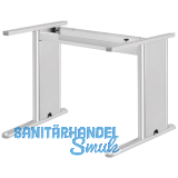 C 3000 Tischgestell linkes Seitenteil C- Fu; H: 712mm; T:750mm; RAL 7016