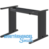 C 3000 Tischgestell linkes Seitenteil C- Fu; H: 712mm; T:750mm; RAL 7016