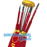 WIHA Bit-Magazinhalter VDE slim Schlitz/Phillips/Plus/Minus 6-teilig