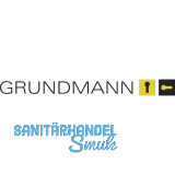 GRUNDMANN Drckergt. WG 1700L - auf Ros. WC, TS38 - 43, silber eloxiert