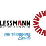 LESSMANN Hand-Drahtbrste 4-reihig Messing