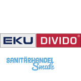 EKU DIVIDO Rahmenstirnprofil,zu Rahmenprofil vertikal, Lnge 2500, Alu eloxiert