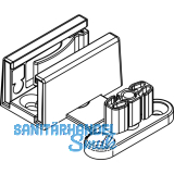 HAWA-Ordena 70/P Doppel-Bodenfhrung, spielfrei, Glastr/Glastr