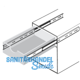 ACCURIDE 2601 Kugelkfigfhrung - Vollauszug, Lnge 500 mm, Stahl chromatiert