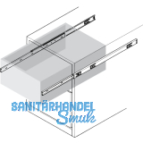ACCURIDE 3832 Kugelkfigfhrung-Vollauszug, Lnge 600 mm, Stahl chromatiert