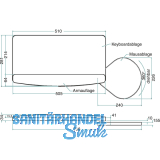 Keyboard-Auszug 201, schwarz