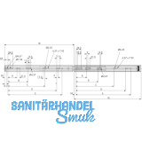ACCURIDE 2601 Kugelkfigfhrung - Vollauszug, Lnge 500 mm, Stahl chromatiert