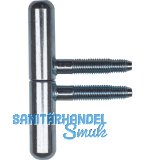 Einbohr Zierband 14 mm, Typ Nussband, Stahl verzinkt