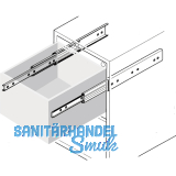 ACCURIDE DS5321 Kugelkfigfhrung - berauszug, L 500 mm, Edelstahl